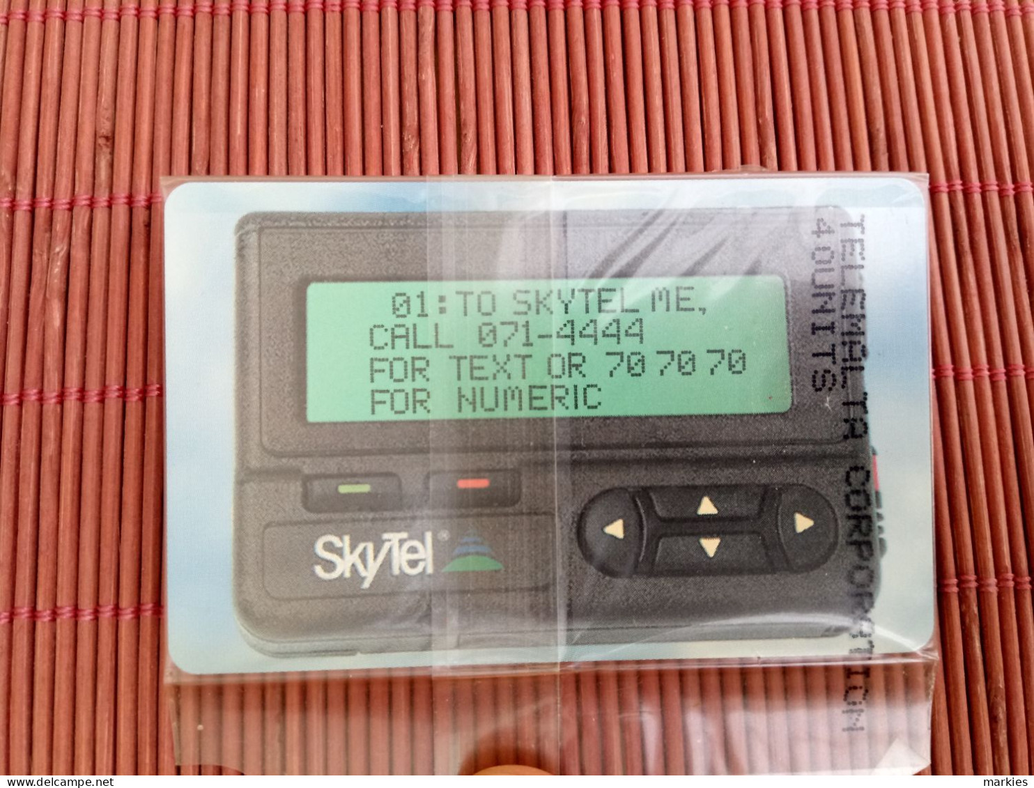 Phonecard Skytel New With Blister 2 Photos Rare - Malte