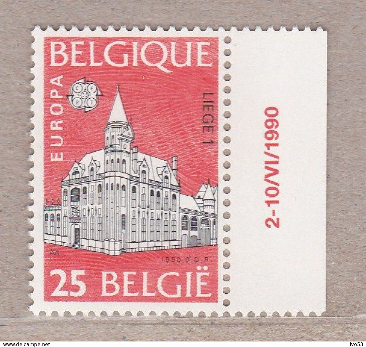 1990 Nr 2368** Plaatnummer 2.Europa,postgebouwen. - 1981-1990