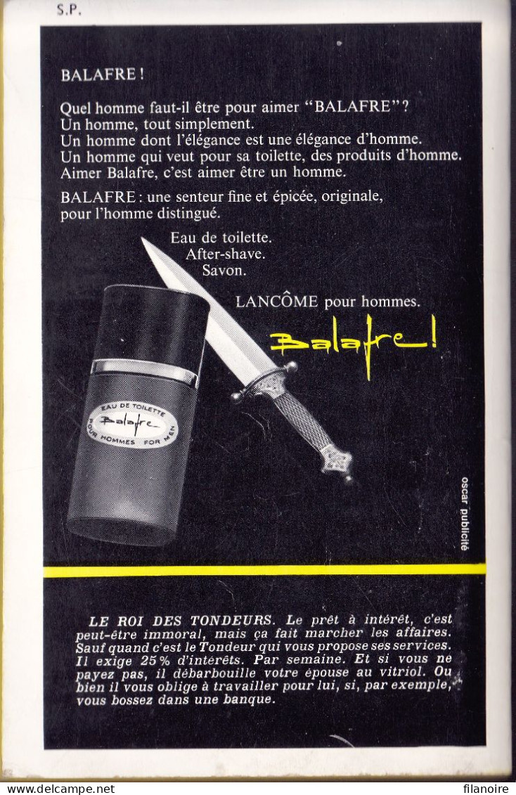 Bill KNOX Le Roi Des Tondeurs Série Noire N°1317 (EO, 1970)(exemplaire Du Service De Presse) - Série Noire