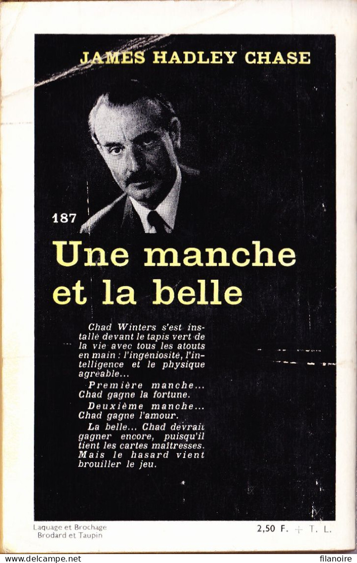 James Hadley CHASE  Une Manche Et La Belle Série Noire N°187 (1963) - Série Noire