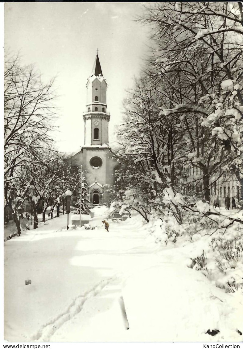 Musikstadt Marktneukirchen, Sachsen, DDR-Foto-AK, Nikolai-Kirche, Gelaufen 1975 - Markneukirchen