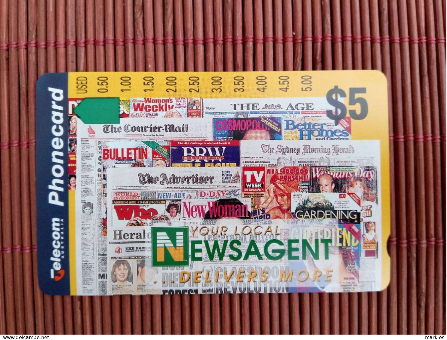 Phonecard Australia Newsagent (Mint,New) Rare - Australie