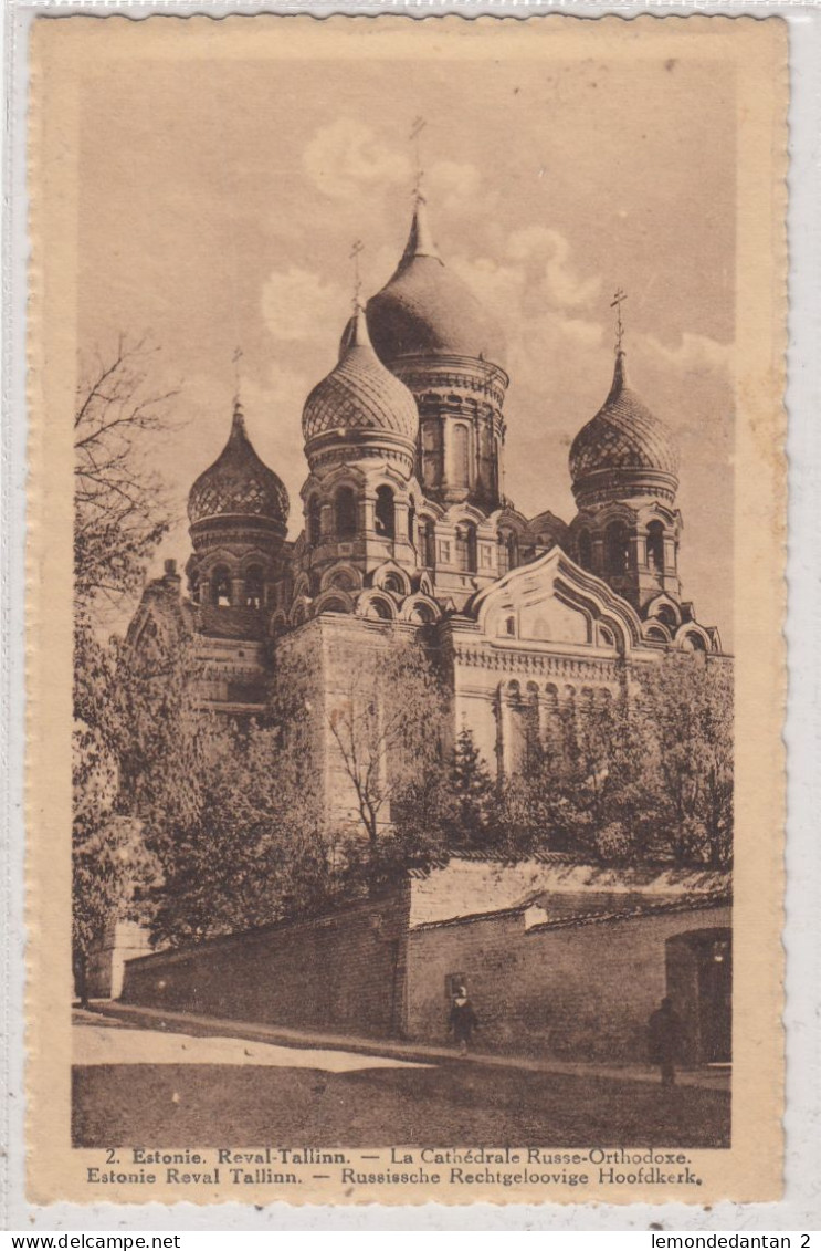 Tallinn. La Cathédrale Russe-Orthodoxe. * - Estonie