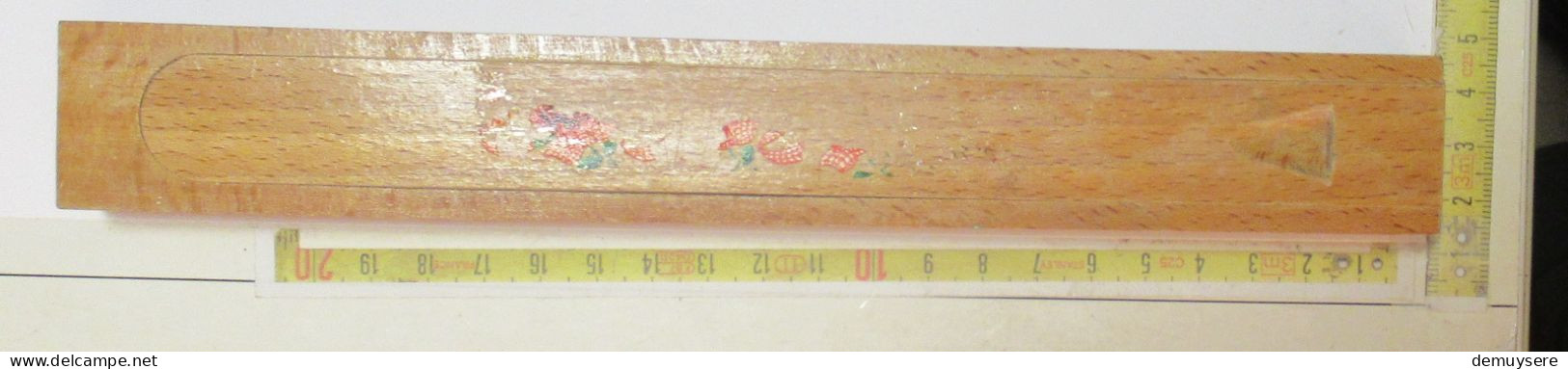 LADE 70 - HOUTEN PENNEN DOOS - BOÎTE À STYLOS EN BOIS - 23.50 X3.2 X 2 CM - Stylos