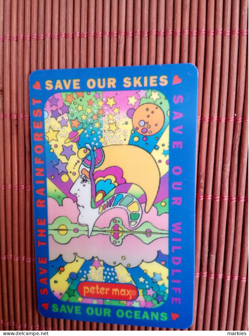 Prepaidcard Save Our Skies Mint 2 Photos  Rare - Autres & Non Classés
