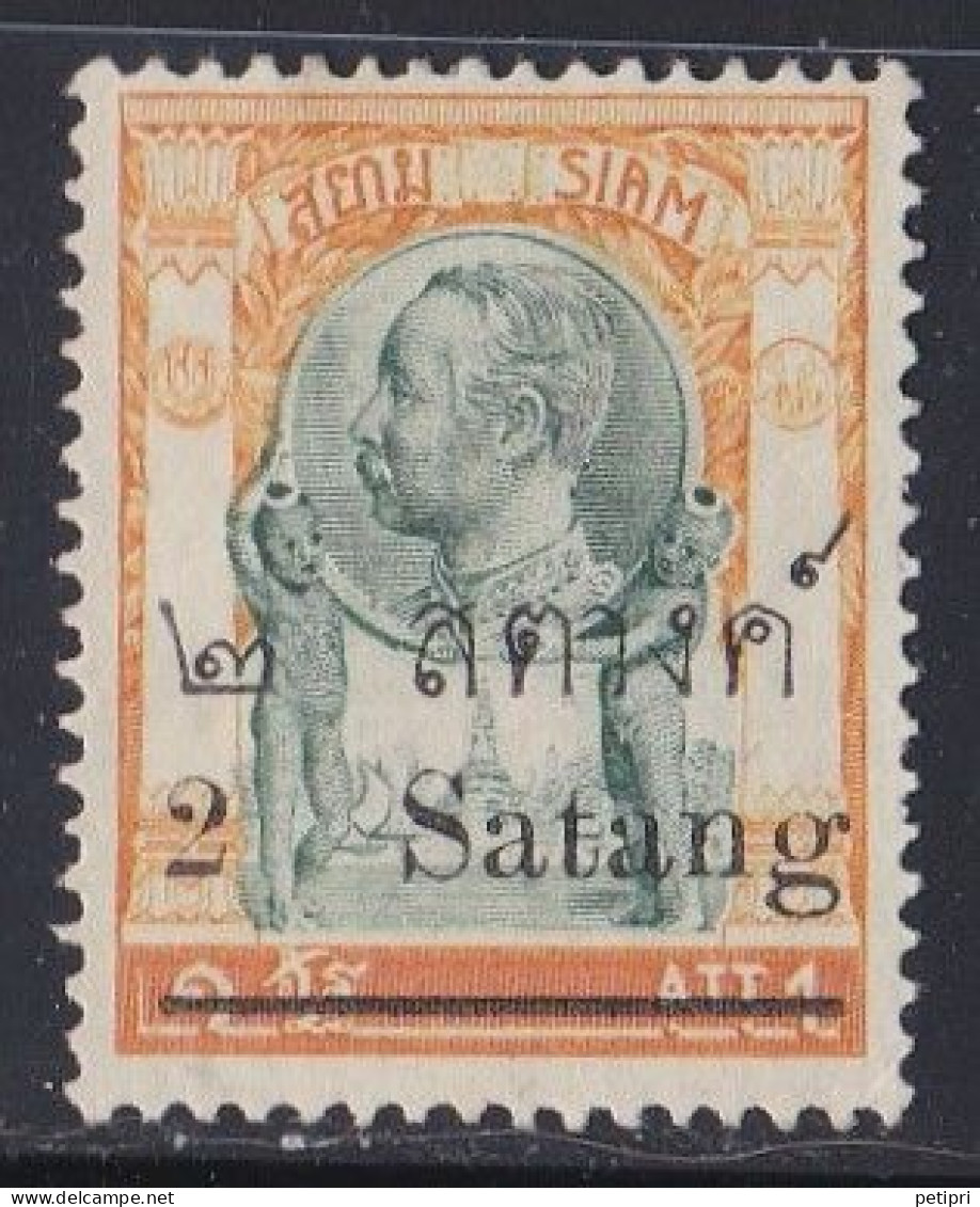 Timbre  -  Siam     Y&T  N ° 118   Sans Gomme - Siam