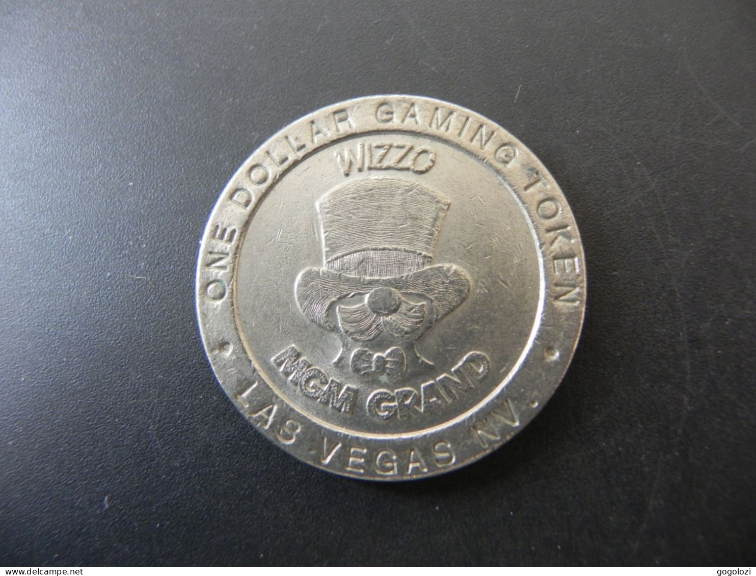 Casino Jeton Chip USA -  MGM Grand - Las Vegas Nevada - One Dollar Gaming Token 1993 - Casino