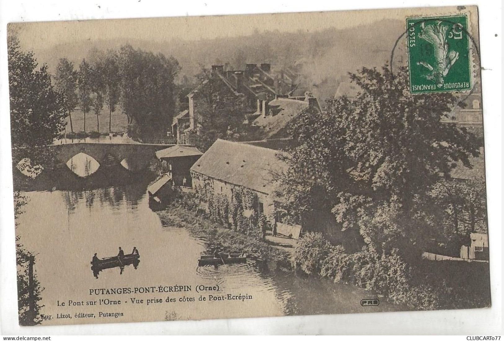 Putanges-Pont-Écrepin (61) : Vue Panoramique Prise Des Côtes De Pont Ecrépis En 1910 (animé) PF. - Putanges