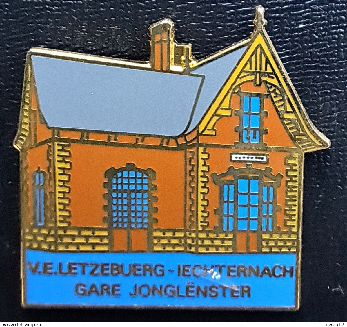 " Gare Jonglenster "  Junglinster Luxembourg Pin - TGV