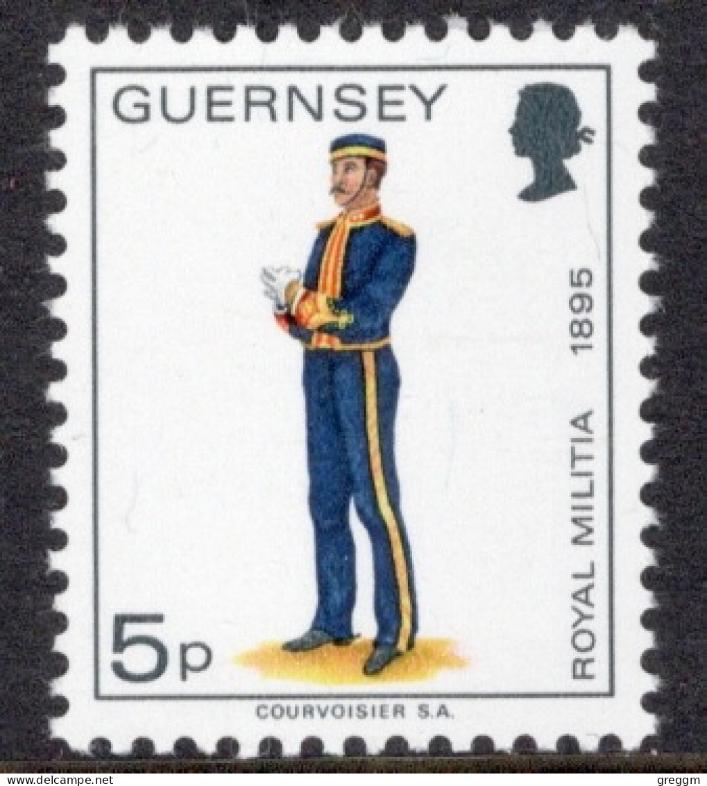 Guernsey 1974 Single Stamp Military Uniforms In Unmounted Mint - Guernsey