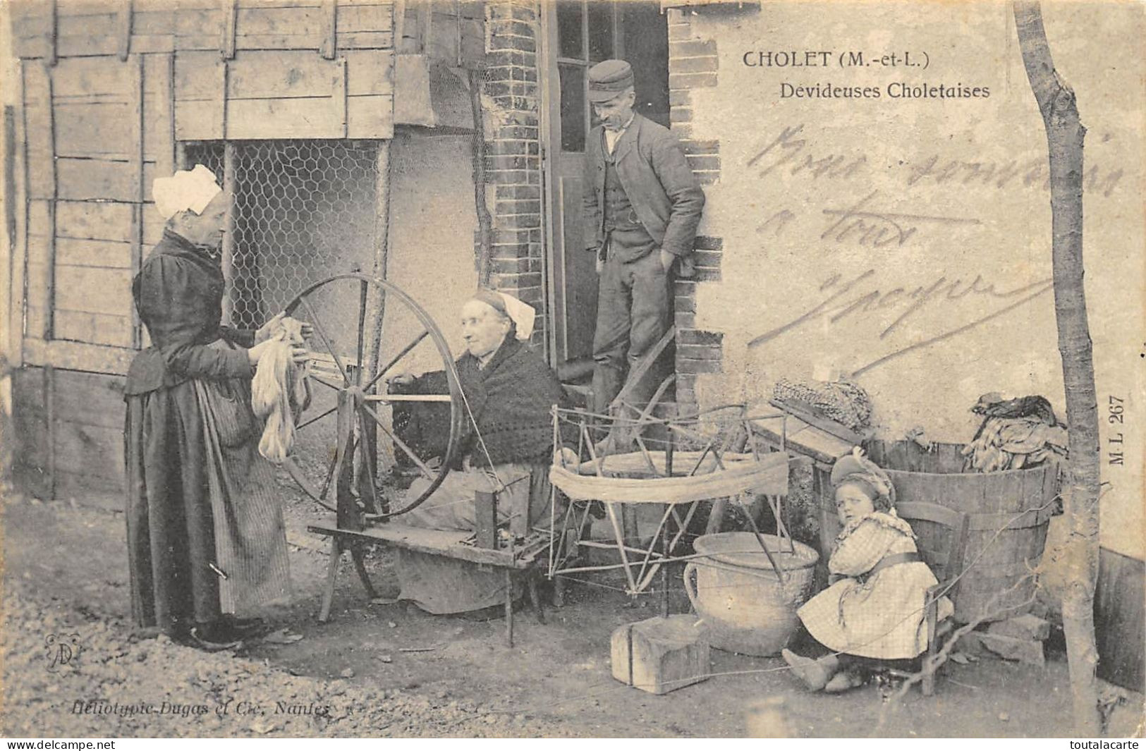 CPA  49  CHOLET DEVIDEUSES CHOLETAISES    1905 - Cholet