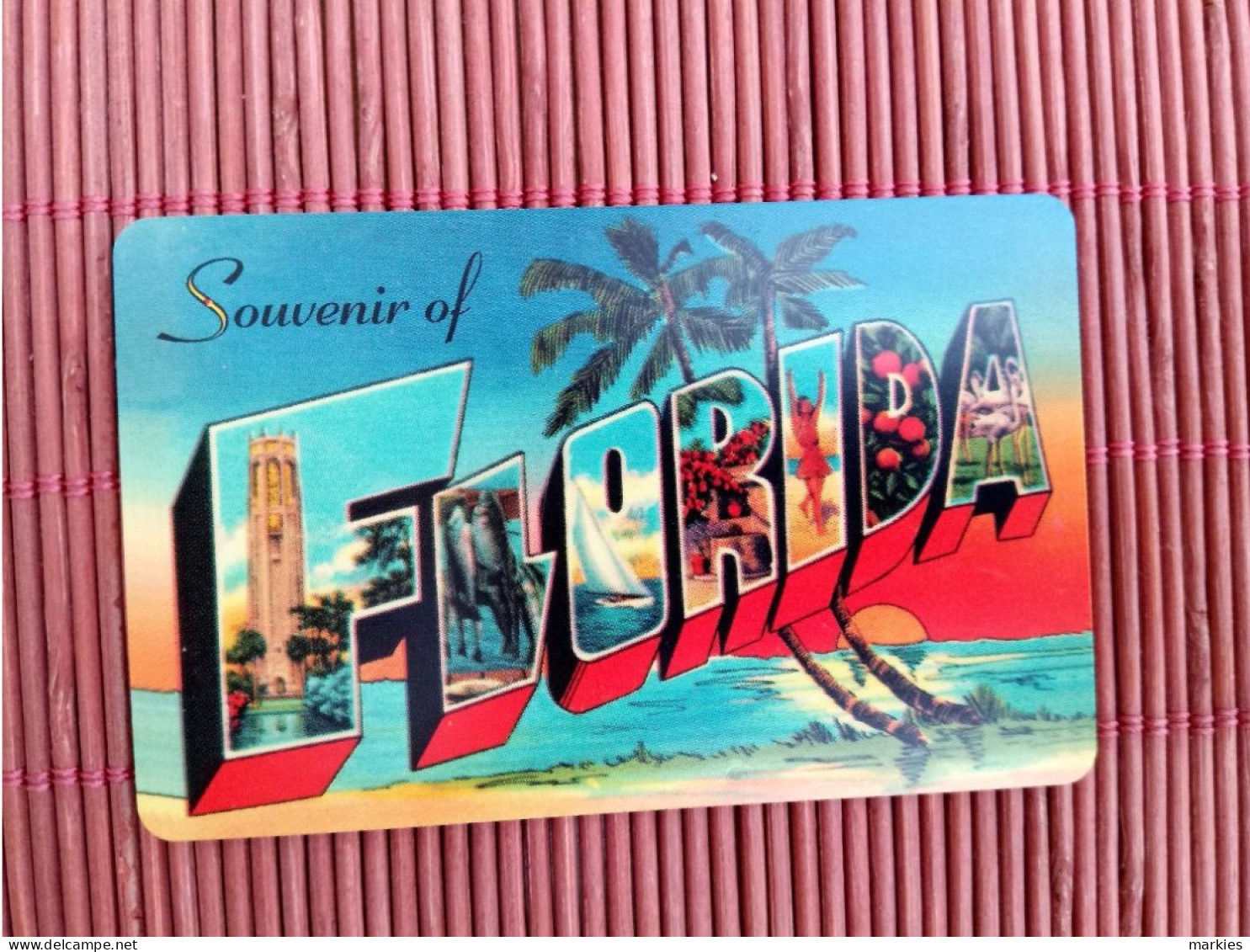 Prepaidcard Florida  Used 2Photos Rare - Other & Unclassified