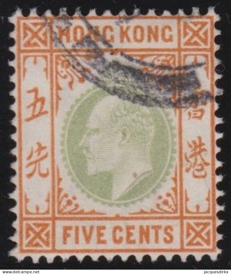 Hong Kong        .   SG    .   65    .   Wmk  Crown  CA      .    O      .   Cancelled - Used Stamps