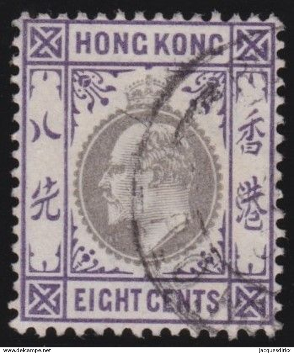 Hong Kong        .   SG    .   66    .   Wmk  Crown  CA      .    O      .   Cancelled - Gebruikt