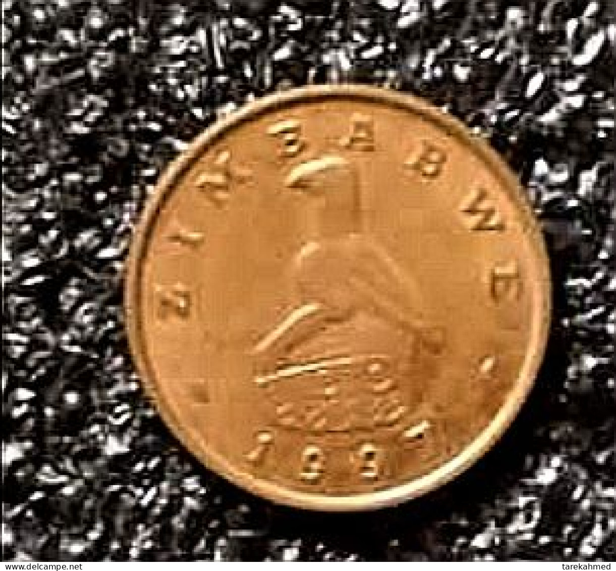 ZIMBABWE - 1 CENT, 1997 - KM 1a, UNC, Agouz - Zimbabwe