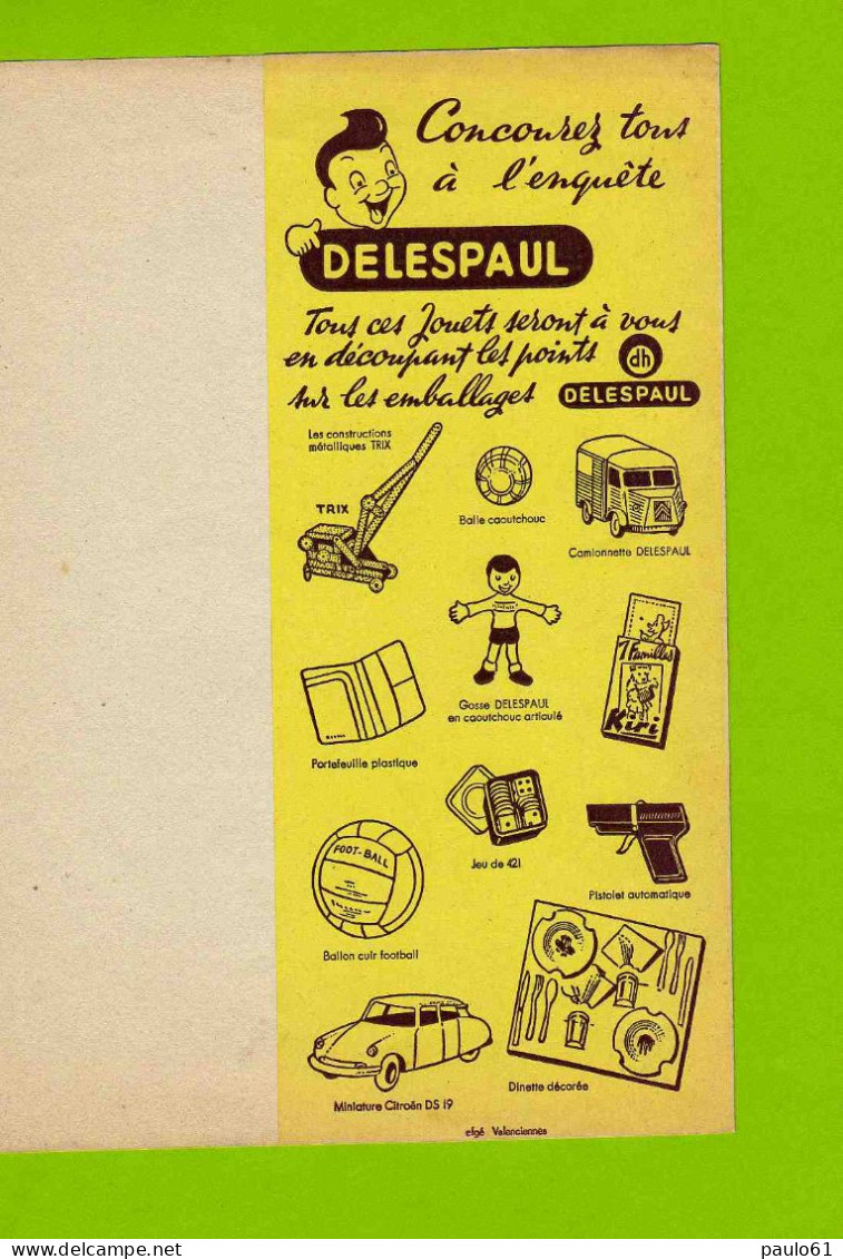 PROTEGE CAHIER  : Chocolat DELESPAUL .jouet  Voitures - Omslagen Van Boeken