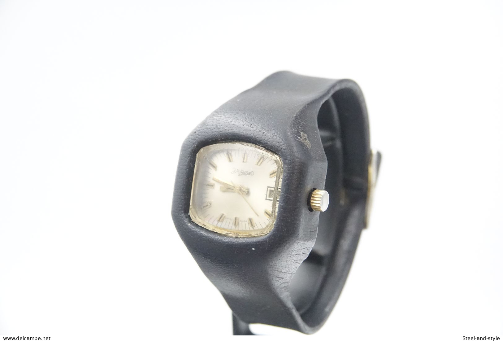 Watches : J.M. BERTRAND POLYAMIDE HAND WIND FASHION - 1970's  - Original - Swiss Made - Running - Excelent Condition - Relojes Modernos