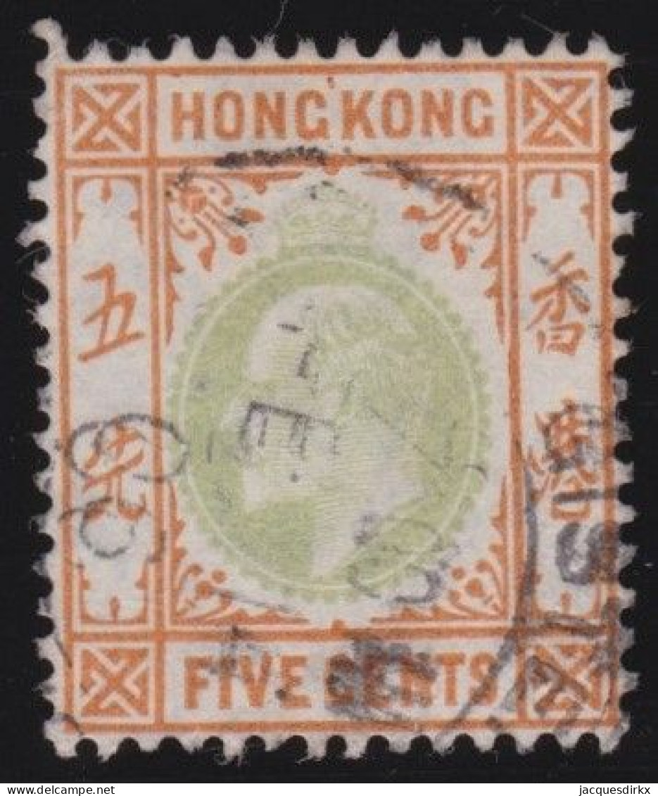Hong Kong        .   SG    .   79    .   Wmk  Multiple Crown  CA      .    O      .   Cancelled - Used Stamps