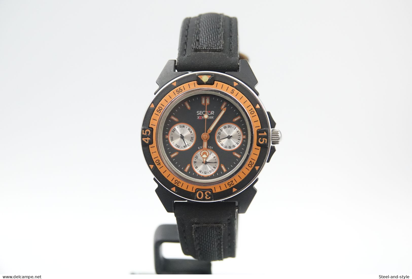 Watches : SECTOR EXPANDER ORIGINAL BAND EXP 101E Ref. 3251110065 - 1990 's  -original - Swiss Made - Running - Excelent - Watches: Modern