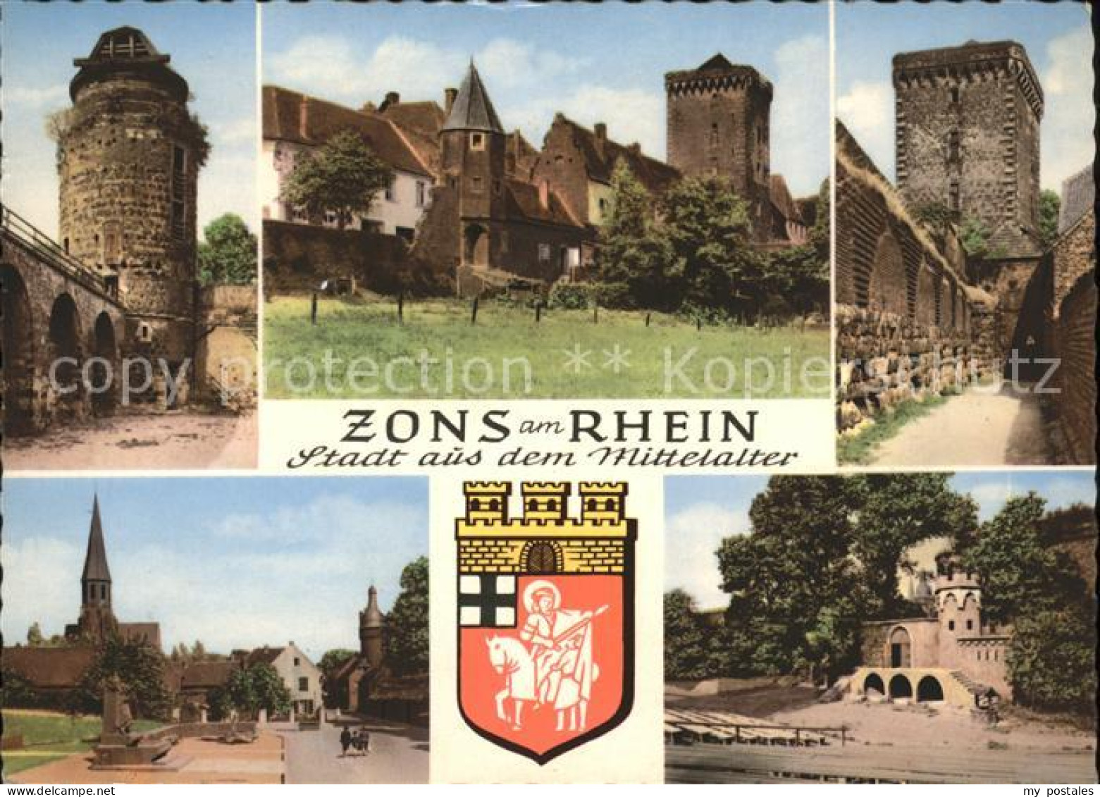 41554980 Zons Wappen Mittelalterstadt Dormagen - Dormagen