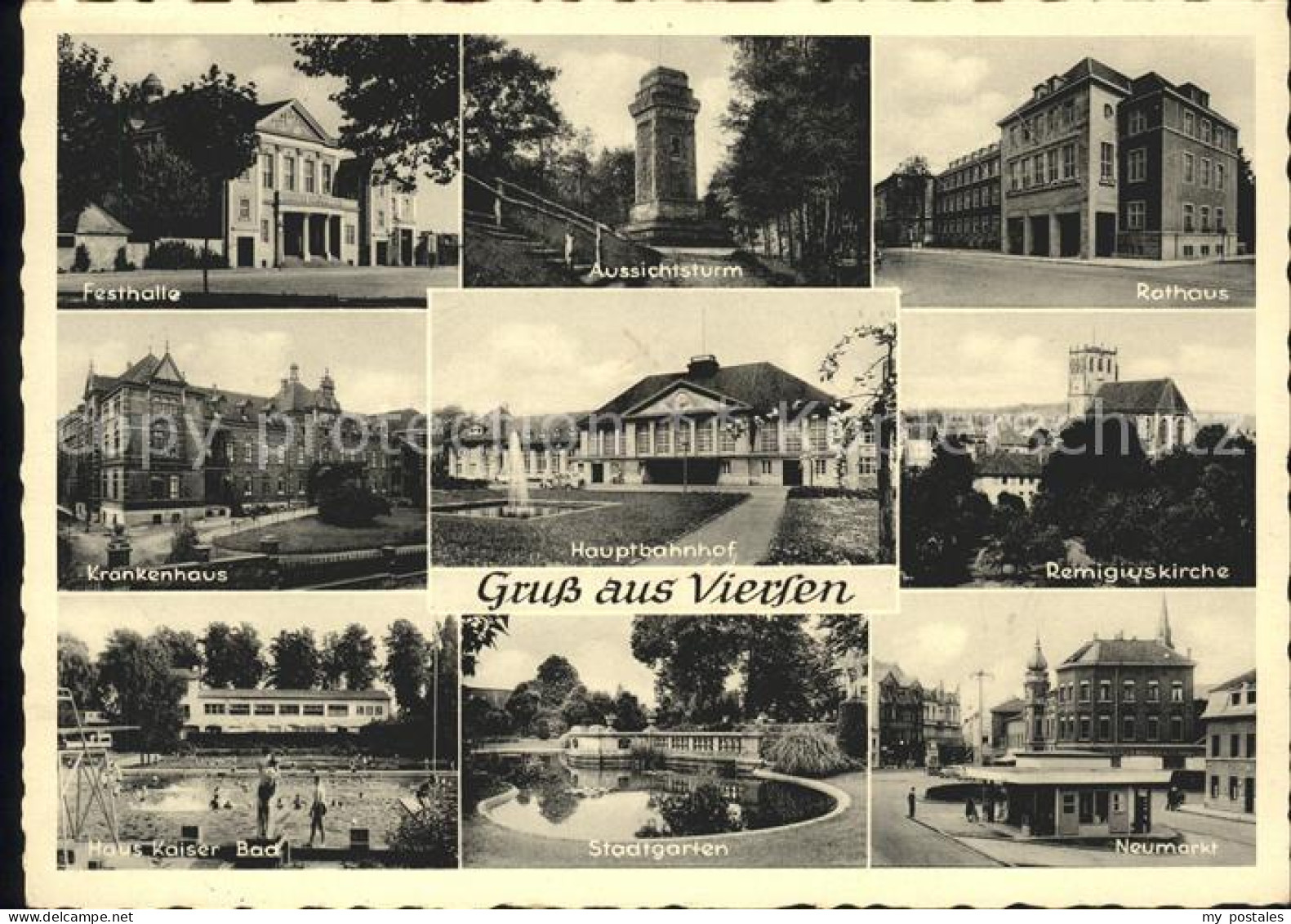 41554919 Viersen Rathaus Krankenhaus Stadtgarten  Viersen - Viersen