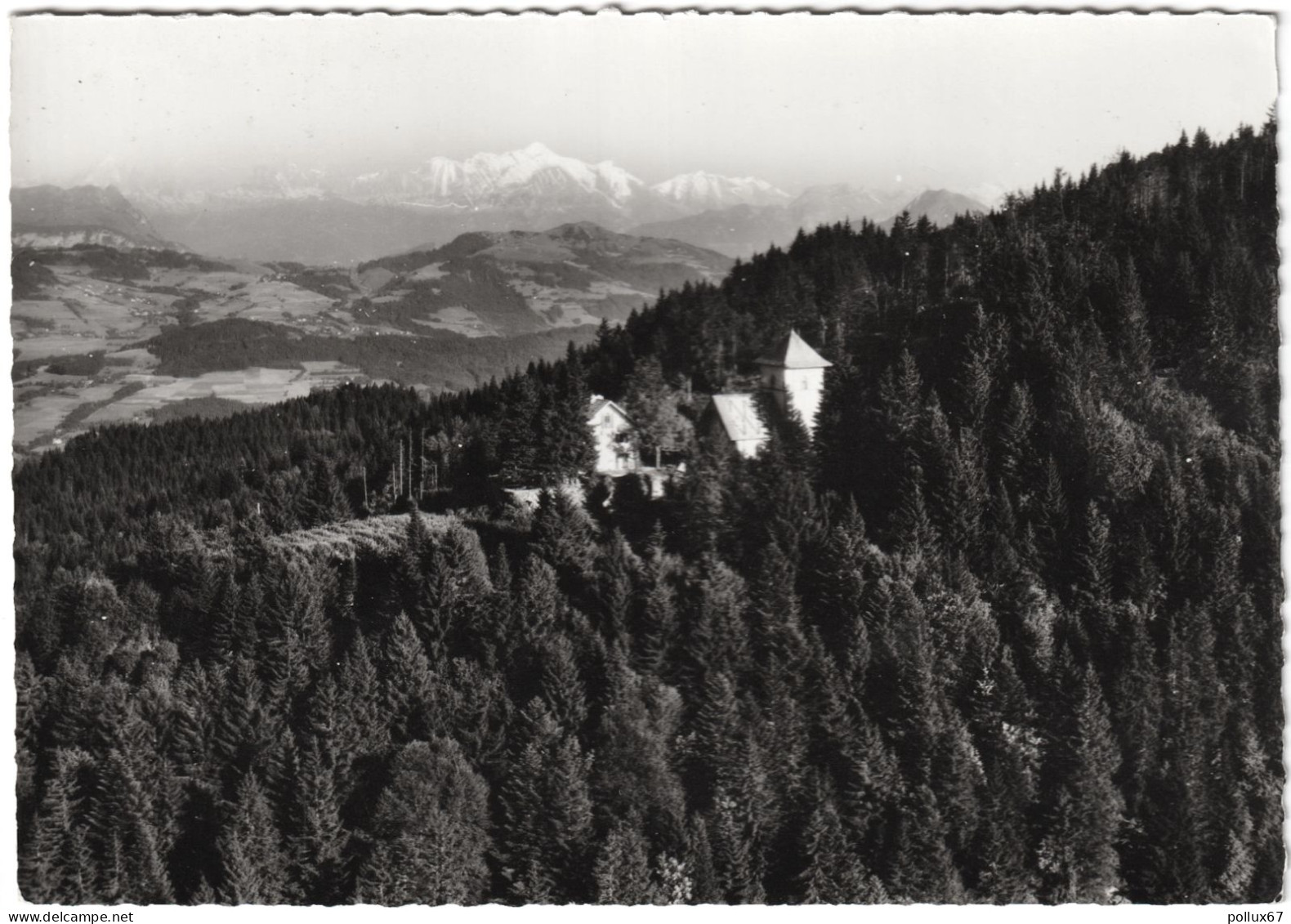 CPSM DE NOTRE DAME DES VOIRONS  (HAUTE SAVOIE)  LE MASSIF DU MONT BLANC - Boëge