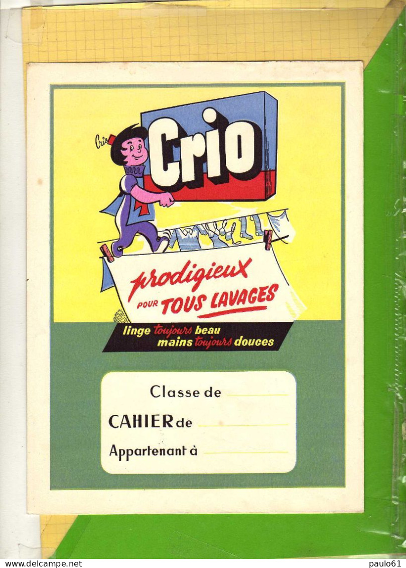 Protege Cahier : CRIO Prodigieux Pour Tous Lavages - Protège-cahiers