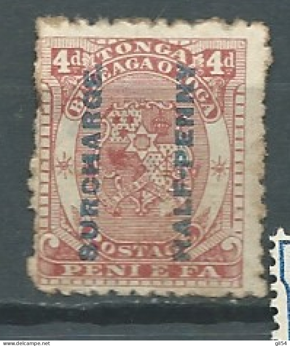 Tonga   - Yvert N° 21  (*) Dents Rognées       AX 15712 - Tonga (...-1970)