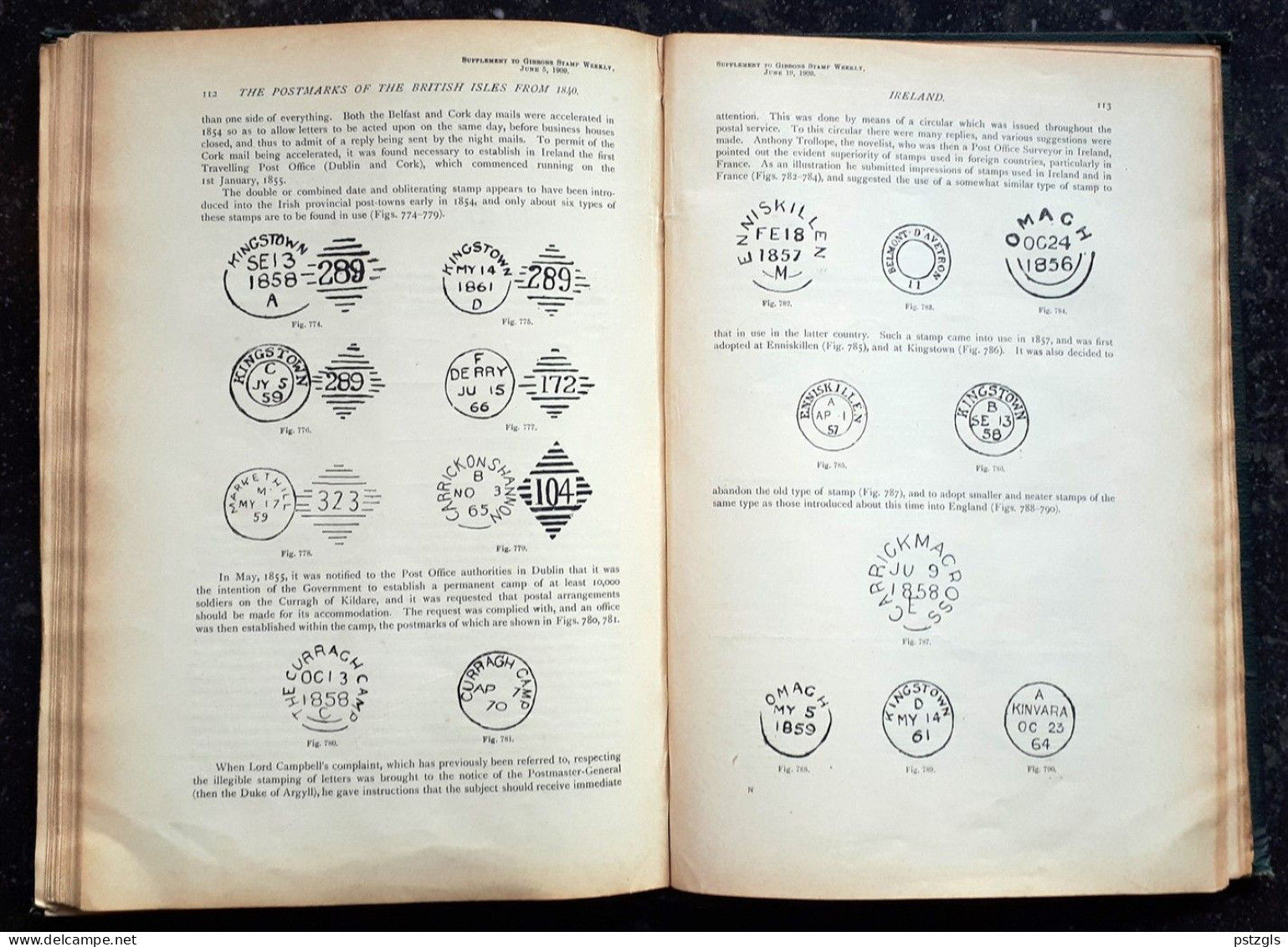 The History Of The Postmarks Of The British Isles From 1840 To 1876 - John G. Hendy - Oblitérations