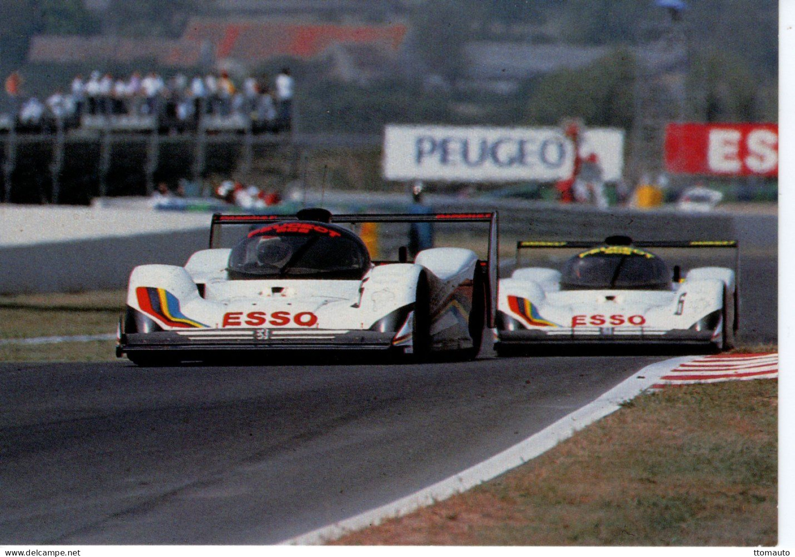 Peugeot 905 Doublé A Magny-Cours 1991 - Dalmas/Rosberg Et Alliot/Baldi - CPM - Le Mans