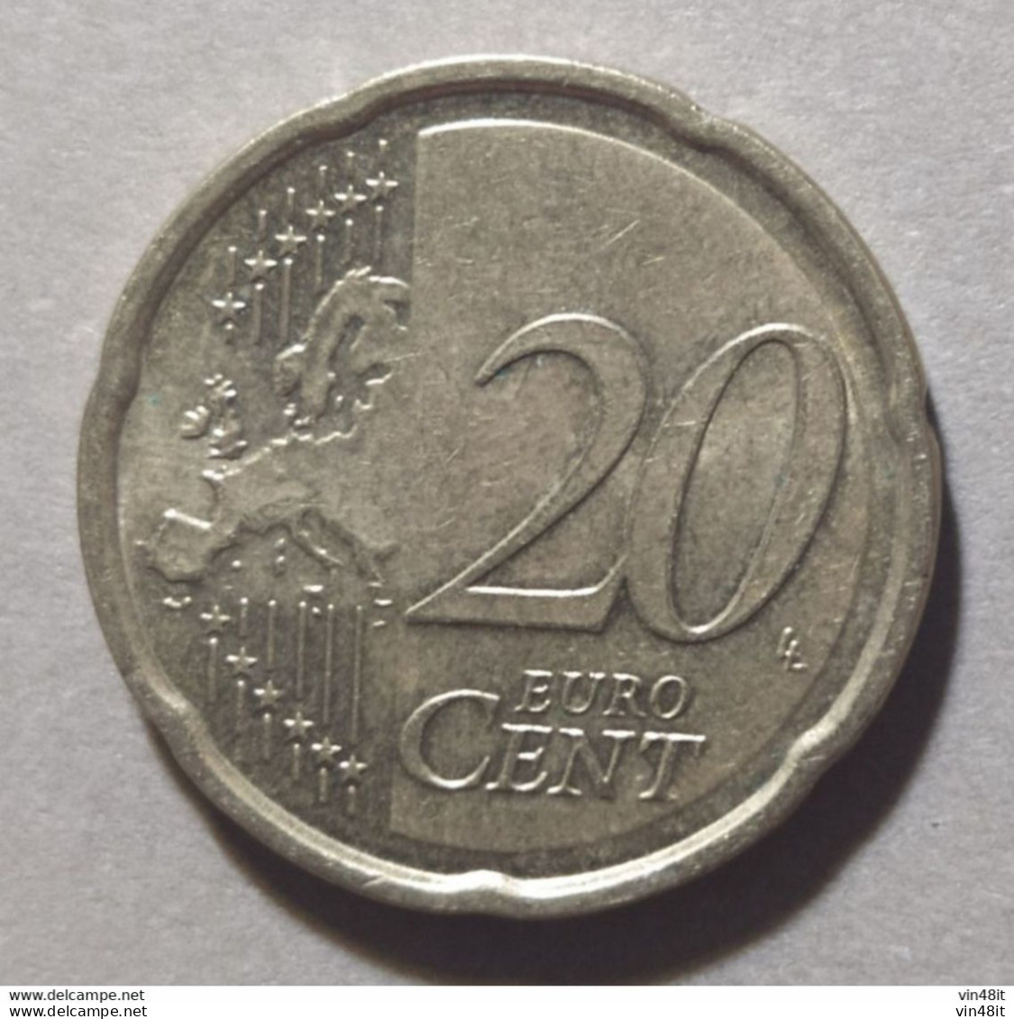 2020   - MALTA  - MONETA IN EURO  - DEL VALORE DI  20 CENTESIMI  - USATA - Malte