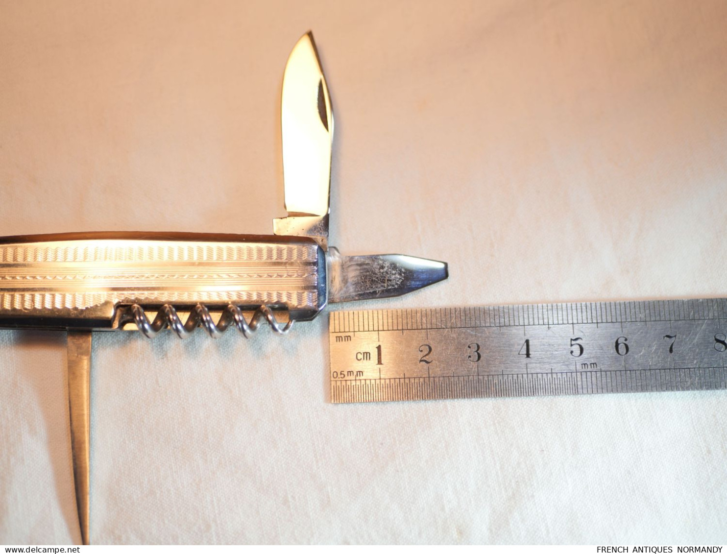 Authentique couteau de poche 6 fonctions Thiernois pliant "Parapluie à l'Epreuve"