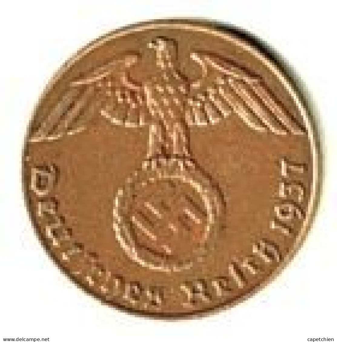 ALLEMAGNE / 1 REICHSPFENNIG / 1937 J / ETAT Sup / 1.90 G. - 1 Reichspfennig