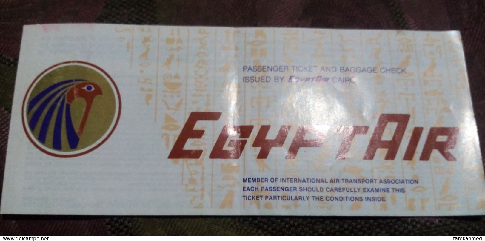 Egypt 1997 , (Egypt Air ) Passenger Ticket - Cairo / Los Angeles , Dolab - Monde