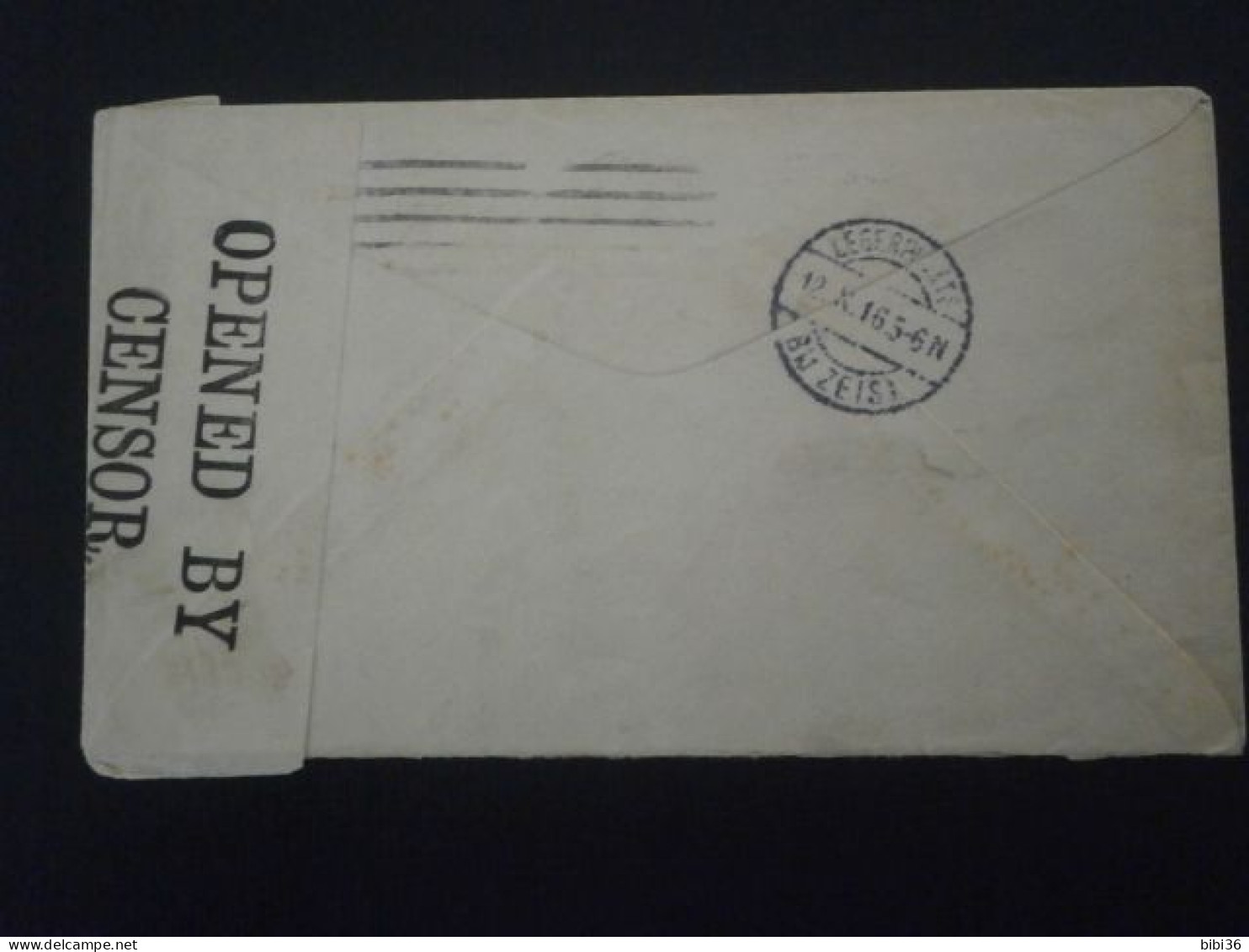 BELGIQUE BELGIUM BELGIE LETTRE ENVELOPPE COURRIER CAMP PRISONNIER GUERRE WAR PRISONER ZEIST HOLLAND CENSURE CENSOR PW227 - Krijgsgevangenen