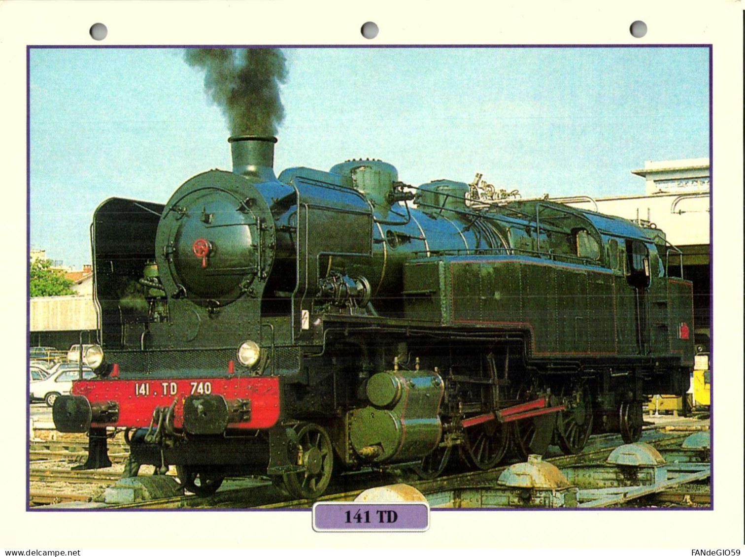 Fiches Illustrées    TRAIN  / ATLAS    / 3 PHOTO - Andere & Zonder Classificatie