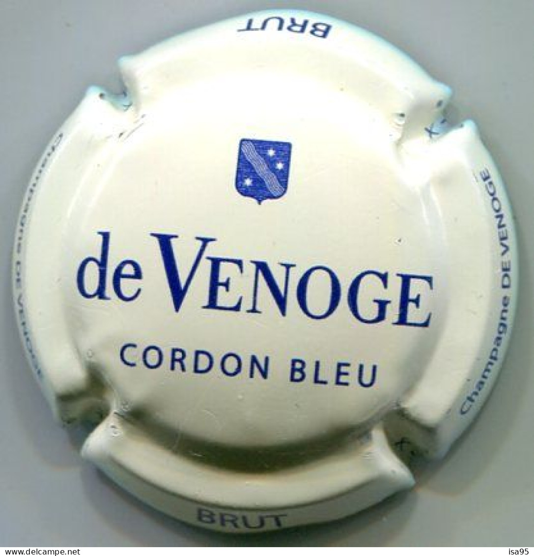 CAPSULE-CHAMPAGNE DE-VENOGE N°274 Crème Pale BRUT - De Venoge