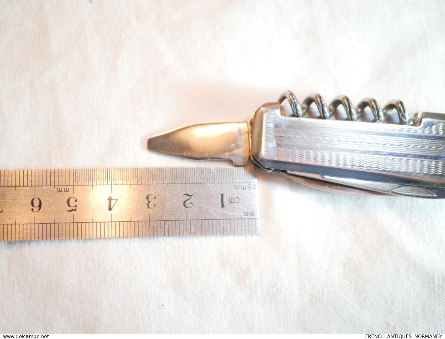 Authentique couteau de poche 6 fonctions Thiernois pliant "Parapluie à l'Epreuve" type 100mm