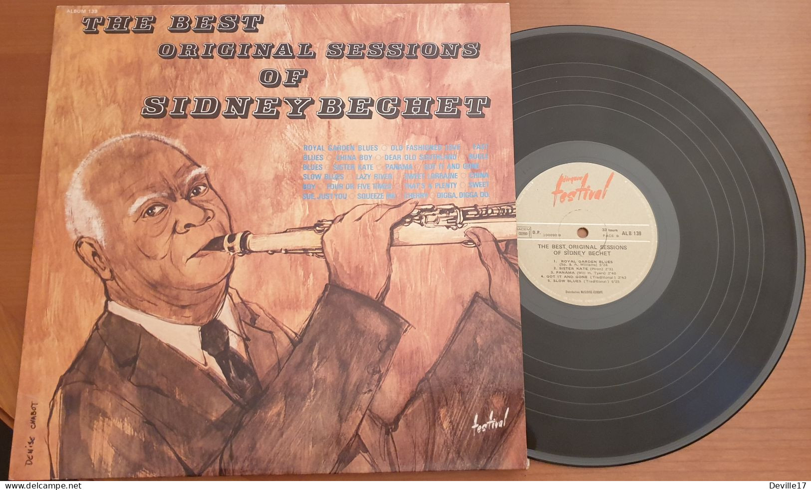 THE BEST ORIGINAL SESSIONS OF SIDNEY BECHET DISQUE "FESTIVAL" N°139 - Jazz