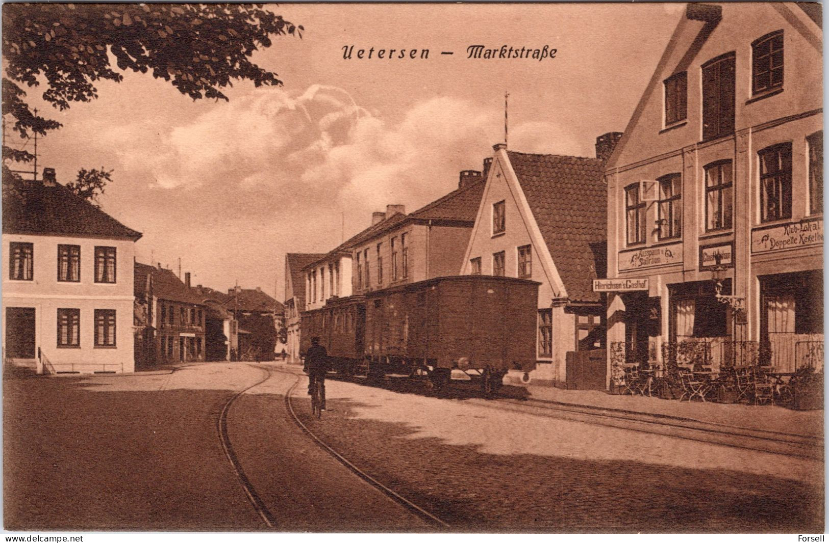 Uetersen , Marktstrasse (Mit Zug / Bahn) (Ungebraucht) - Uetersen