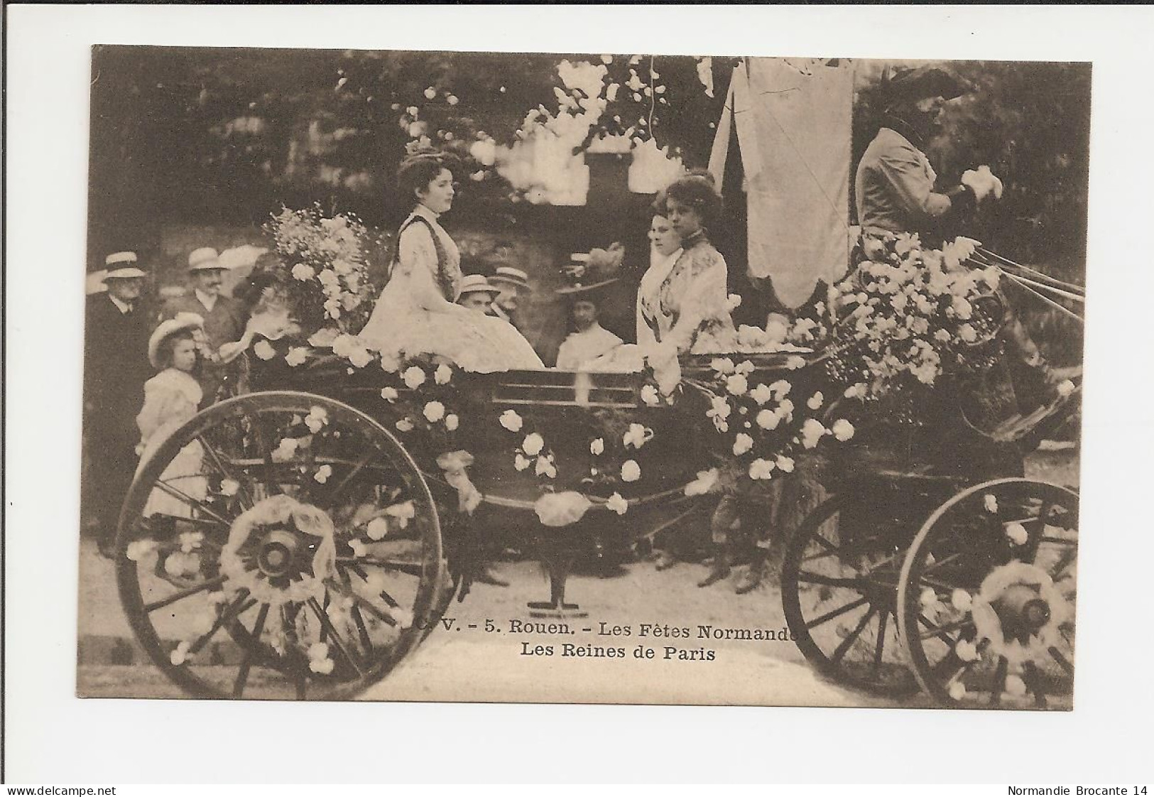 Dép. 76 -  Rouen - Les Fêtes Normandes - Les Reines De Paris - Le Petit-quevilly