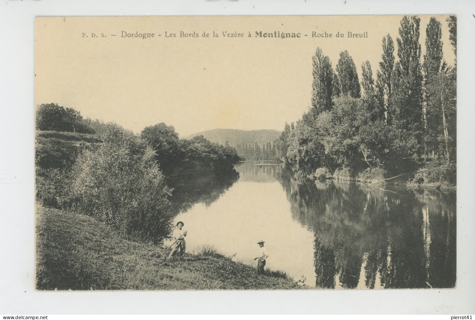 MONTIGNAC SUR VEZERE - Les Bords De La Vezère - Roche Du Breuil - Montignac-sur-Vézère