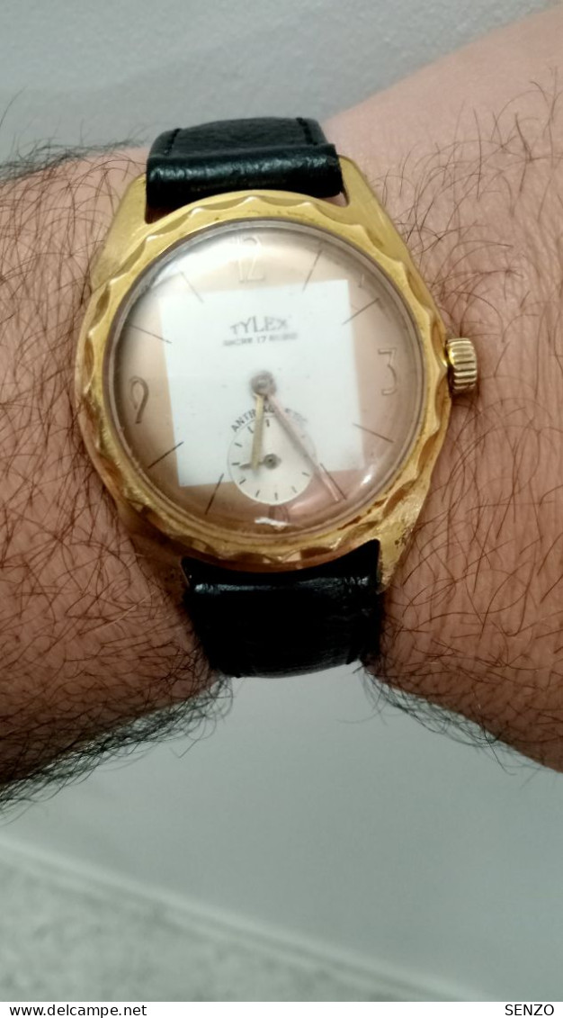 MONTRE MÉCANIQUE TYLEX EN MARCHE - Relojes Ancianos