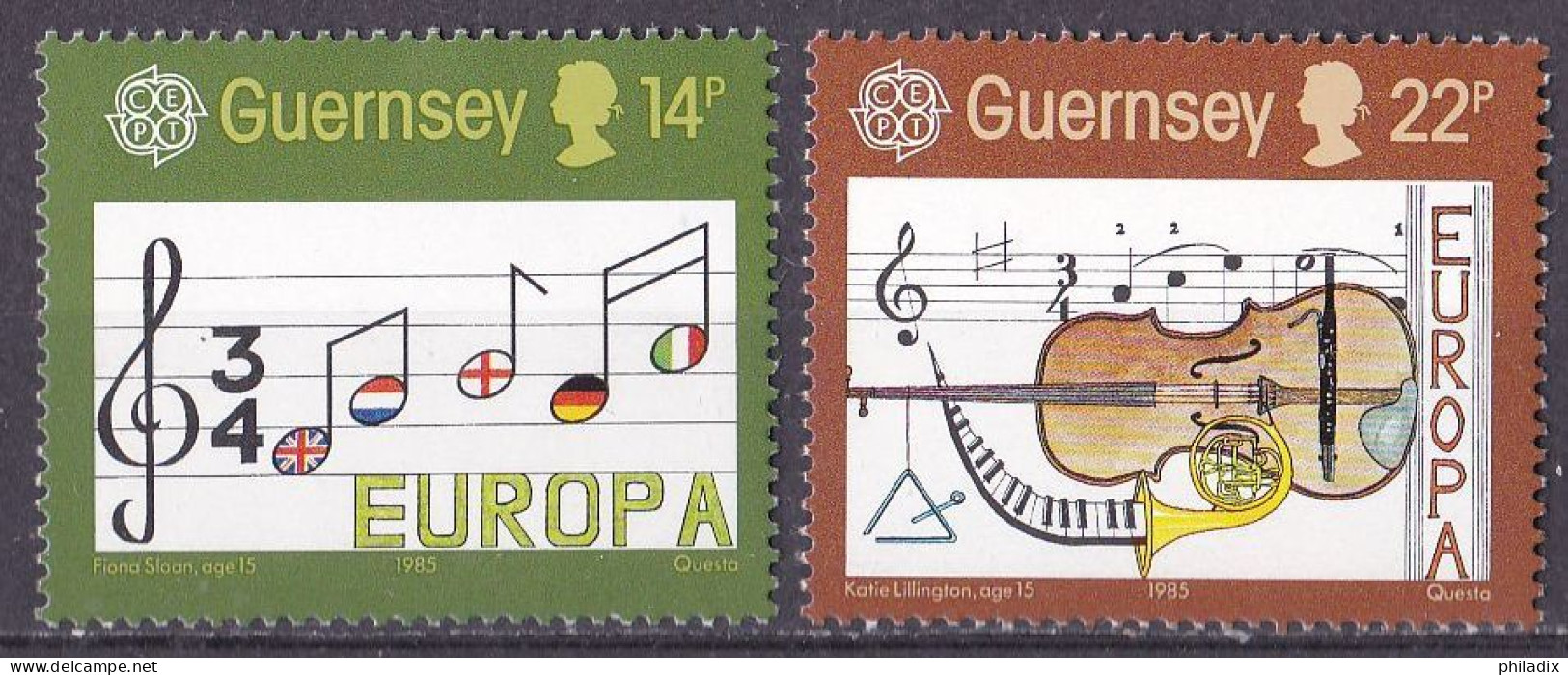 Guernsey Satz Von 1985 **/MNH (A3-56) - Guernsey