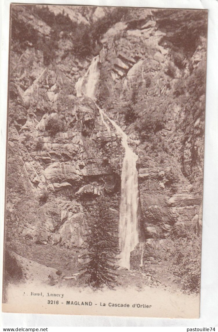 CPA :  14 X 9  -  MAGLAND  -  La  Cascade  D'Orlier - Magland