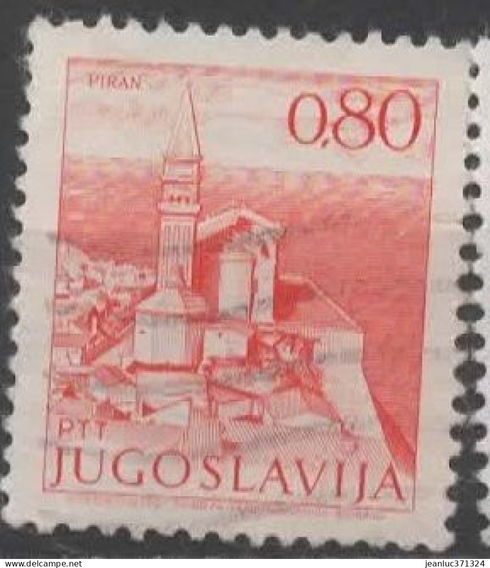 YOUGOSLAVIE N° 1357 O 1972 Tourisme (Piran) - Usados