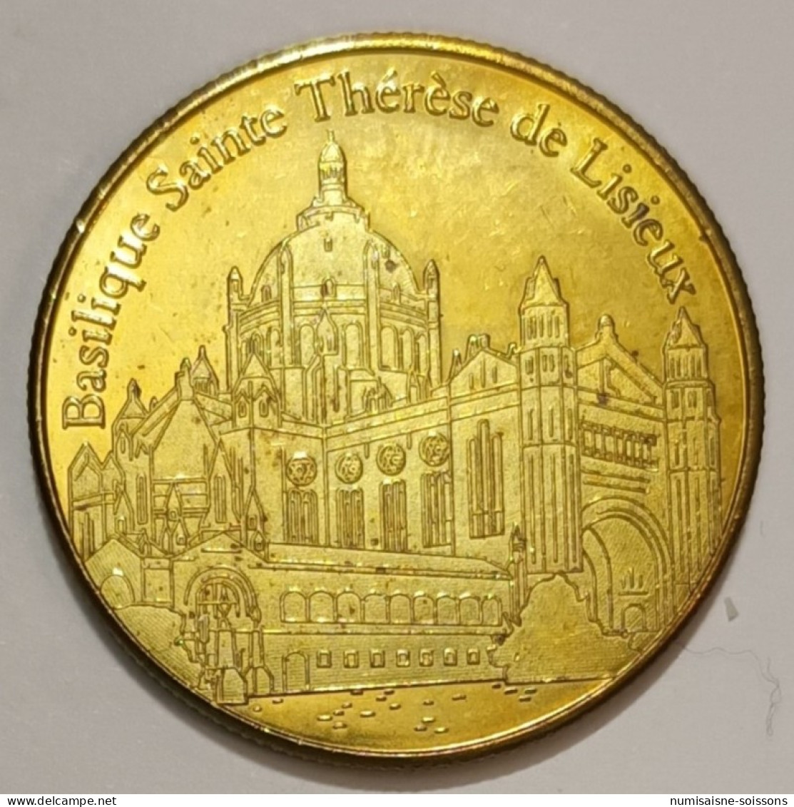 14 - LISIEUX - BASILIQUE SAINTE THERESE - MEDAILLE DE COLLECTION - Undated