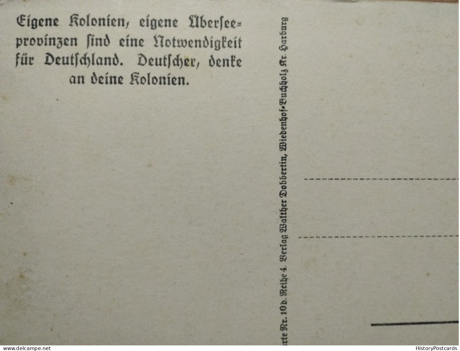 Siedlung Im Deutsch-Ostafrikanischen Urwald,  Holzfäller, Deutsche Kolonial Karte, 1910 - Ehemalige Dt. Kolonien