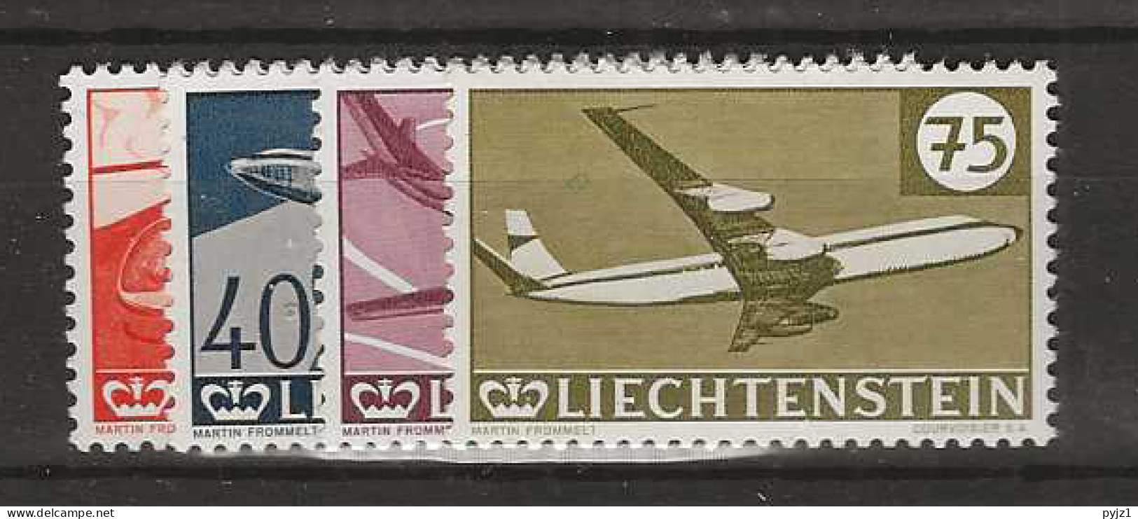 1960 MNH Liechtenstein Mi 391-94 Postfris** - Ungebraucht