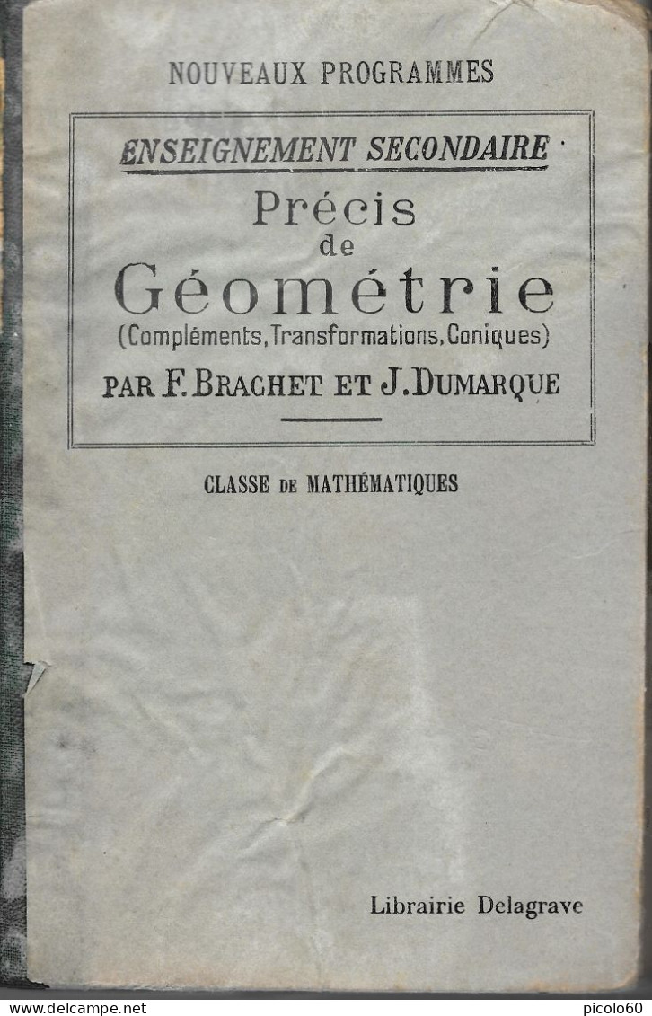 Precis De Geometrie         1933 - 18 Ans Et Plus